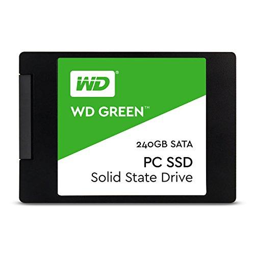 WD Green PC SSD - Disco Duro sólido de 240 GB (Serial ATA III, 0-70 °C, 2.5", -55-85 °C, FCC, UL, TUV, KC, BSMI, VCCI)