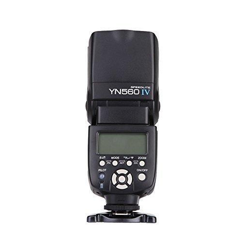 Yongnuo YN560 IV 2.4GHz Flash Speedlite YN560 IV con Transceptor de Apoyo YN560-TX, RF- 603 (I/II), RF- 602 para Canon Nikon Pentax Panasonic + WINGONEER Difusor